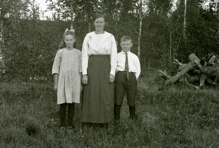 Ida Vesterberg med barn.
